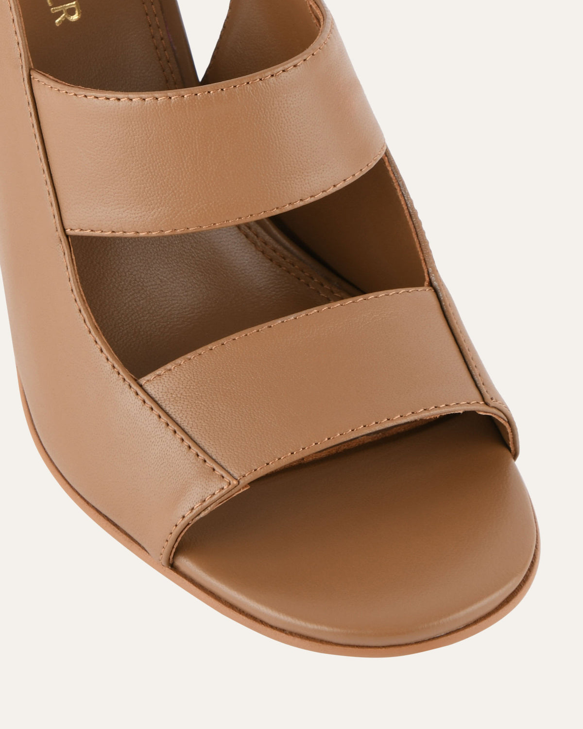 PENNY HIGH SANDALS TAN LEATHER