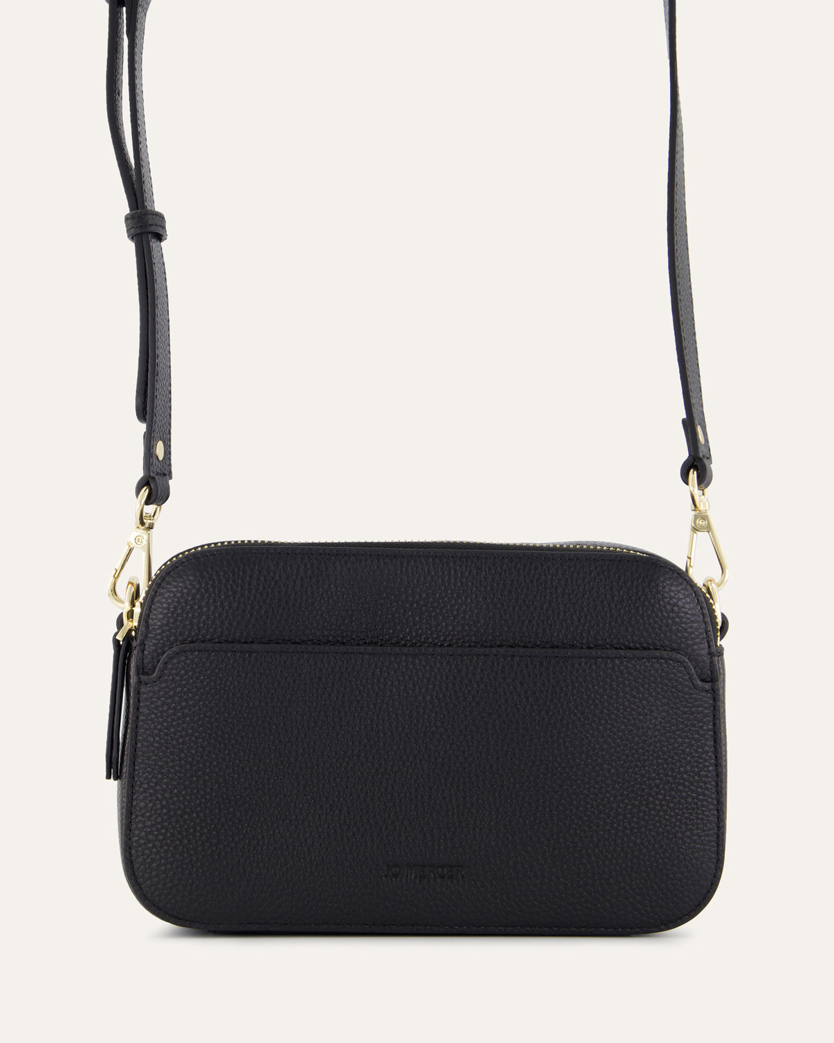 PHOEBE CROSSBODY BAG BLACK LEATHER