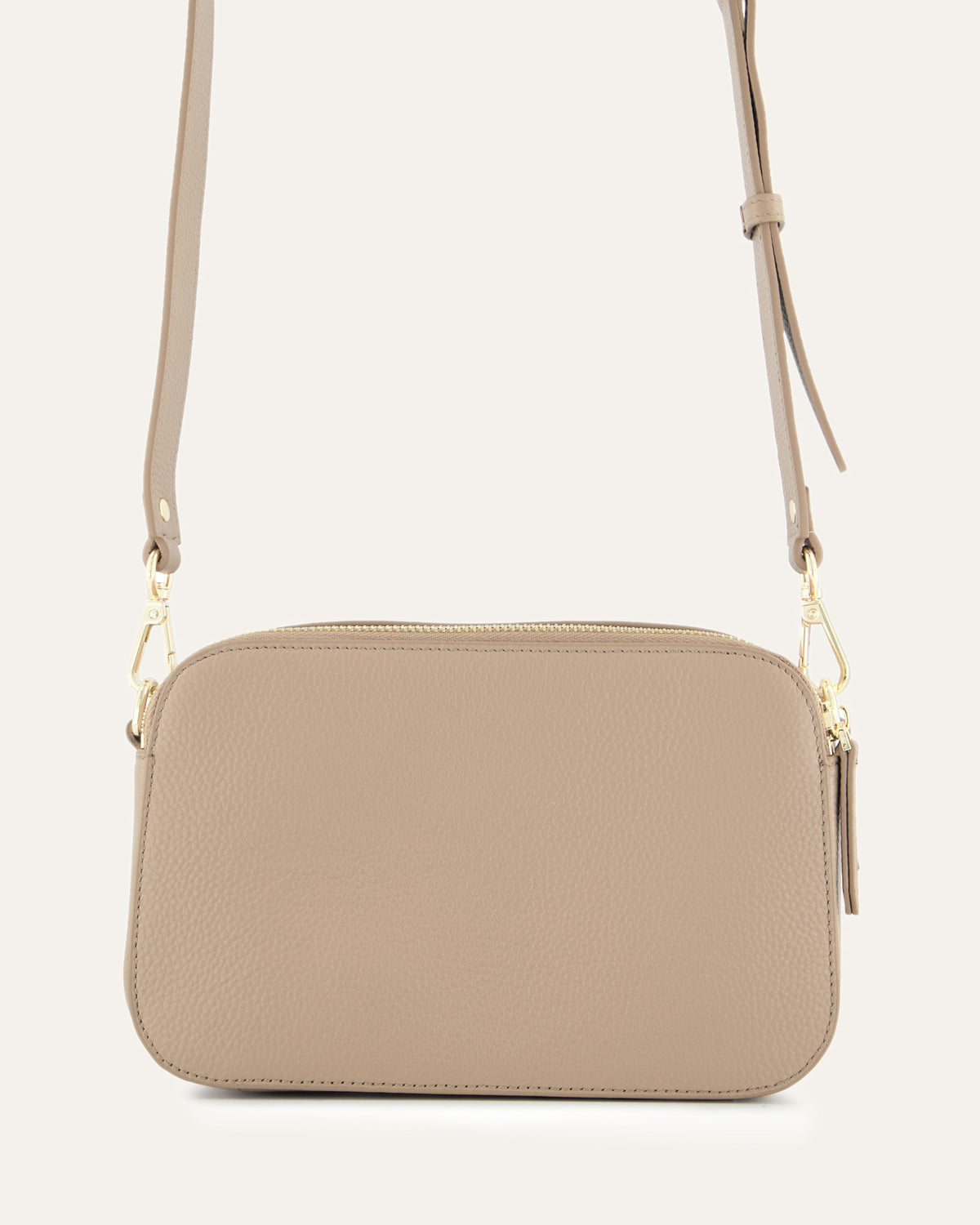 PHOEBE CROSSBODY BAG TAUPE LEATHER