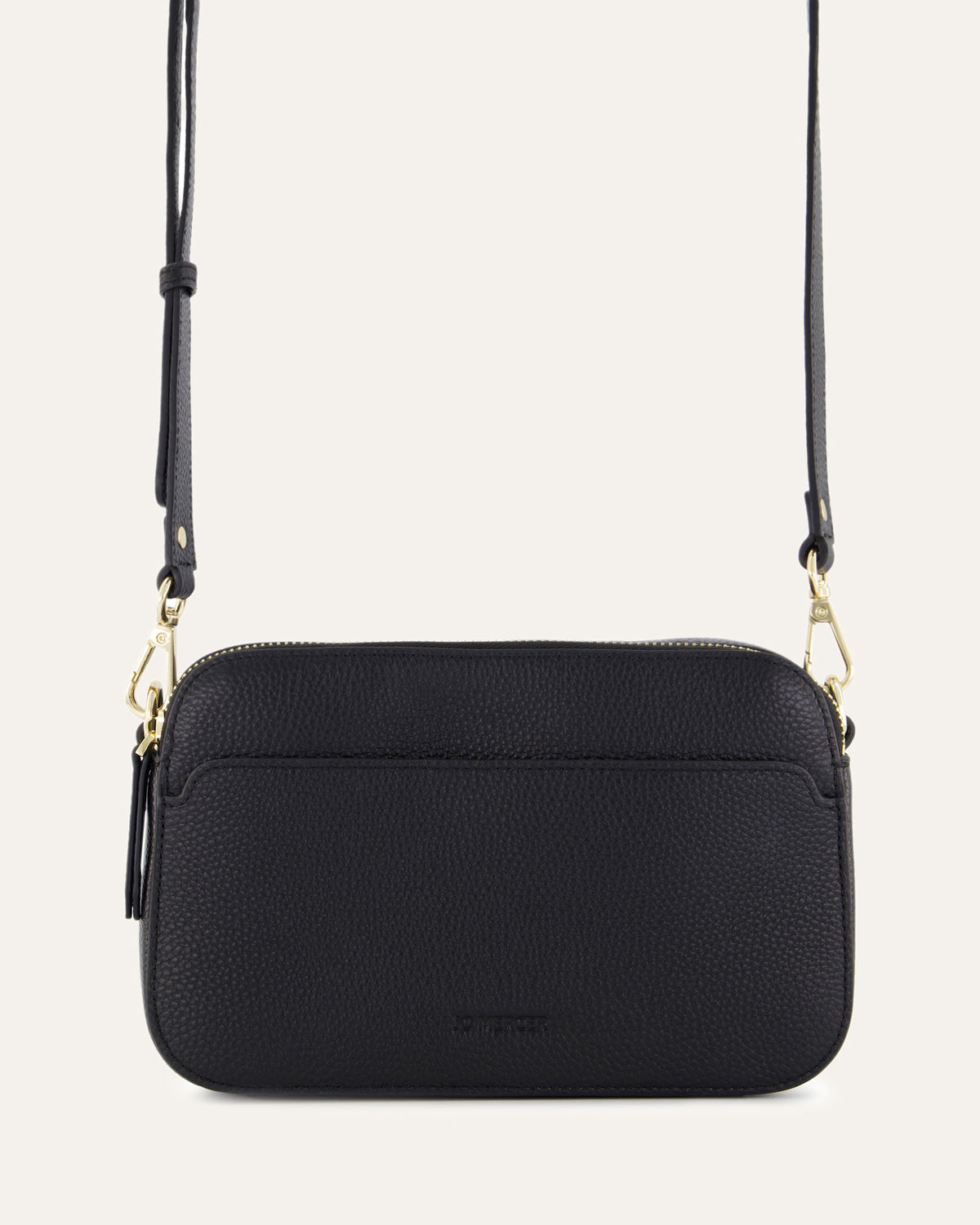 PHOEBE CROSSBODY BAG BLACK LEATHER