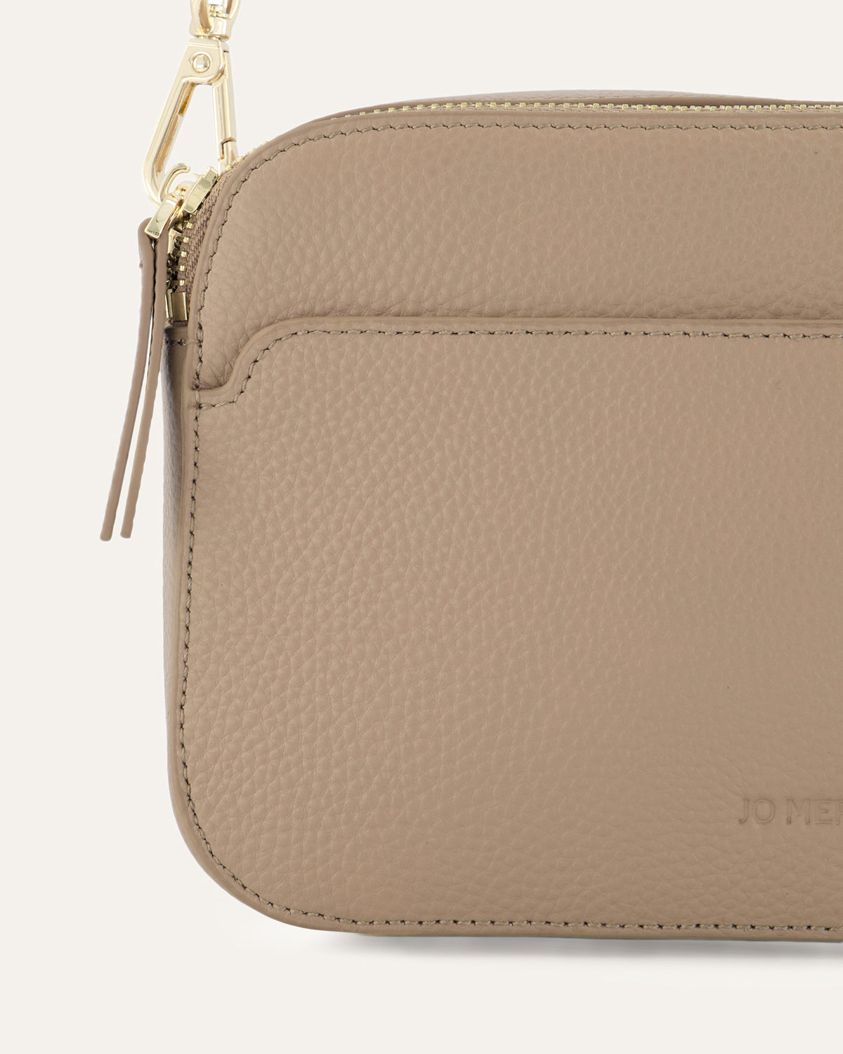 PHOEBE CROSSBODY BAG TAUPE LEATHER