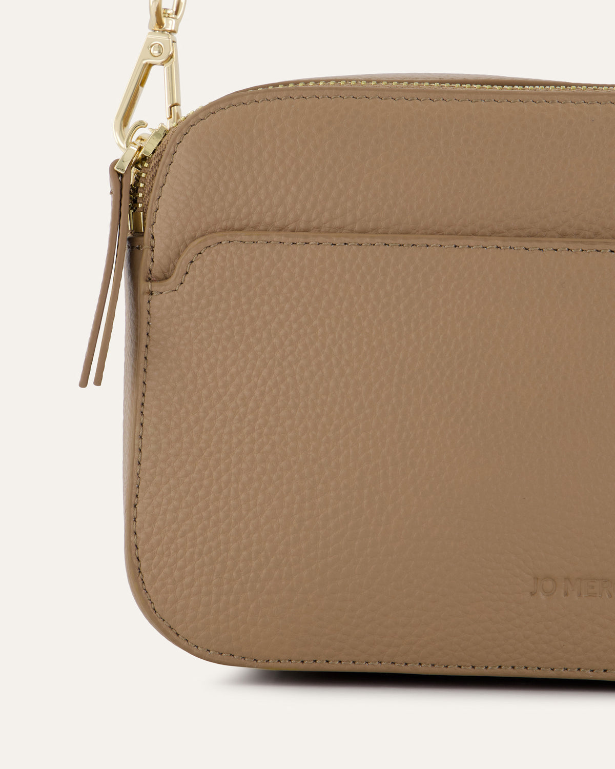 PHOEBE CROSSBODY BAG TAUPE LEATHER