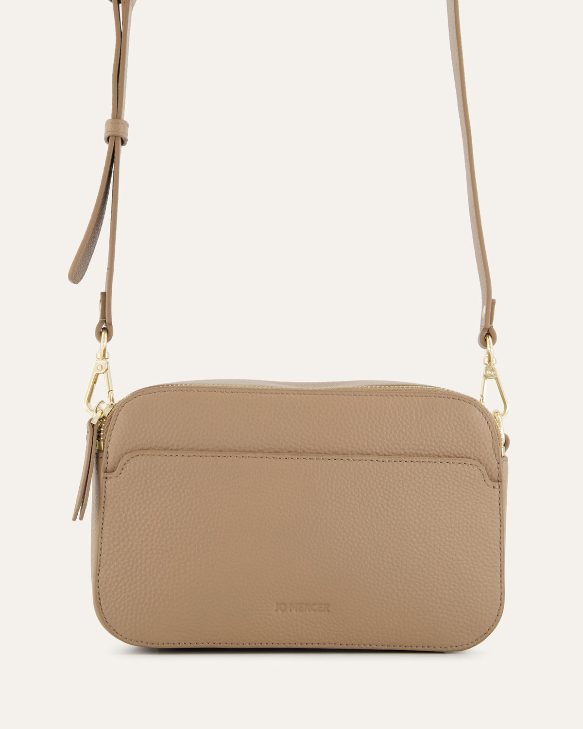 PHOEBE CROSSBODY BAG TAUPE LEATHER