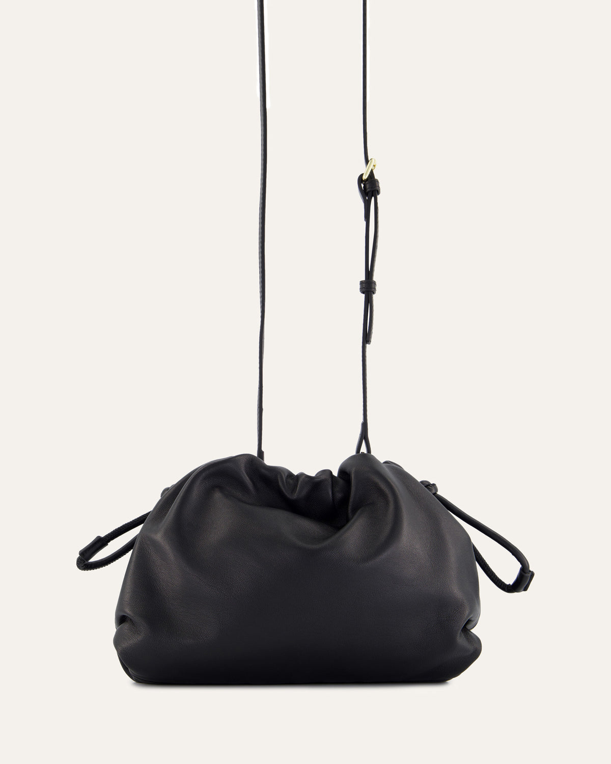 PIPPA CROSSBODY BAG BLACK LEATHER