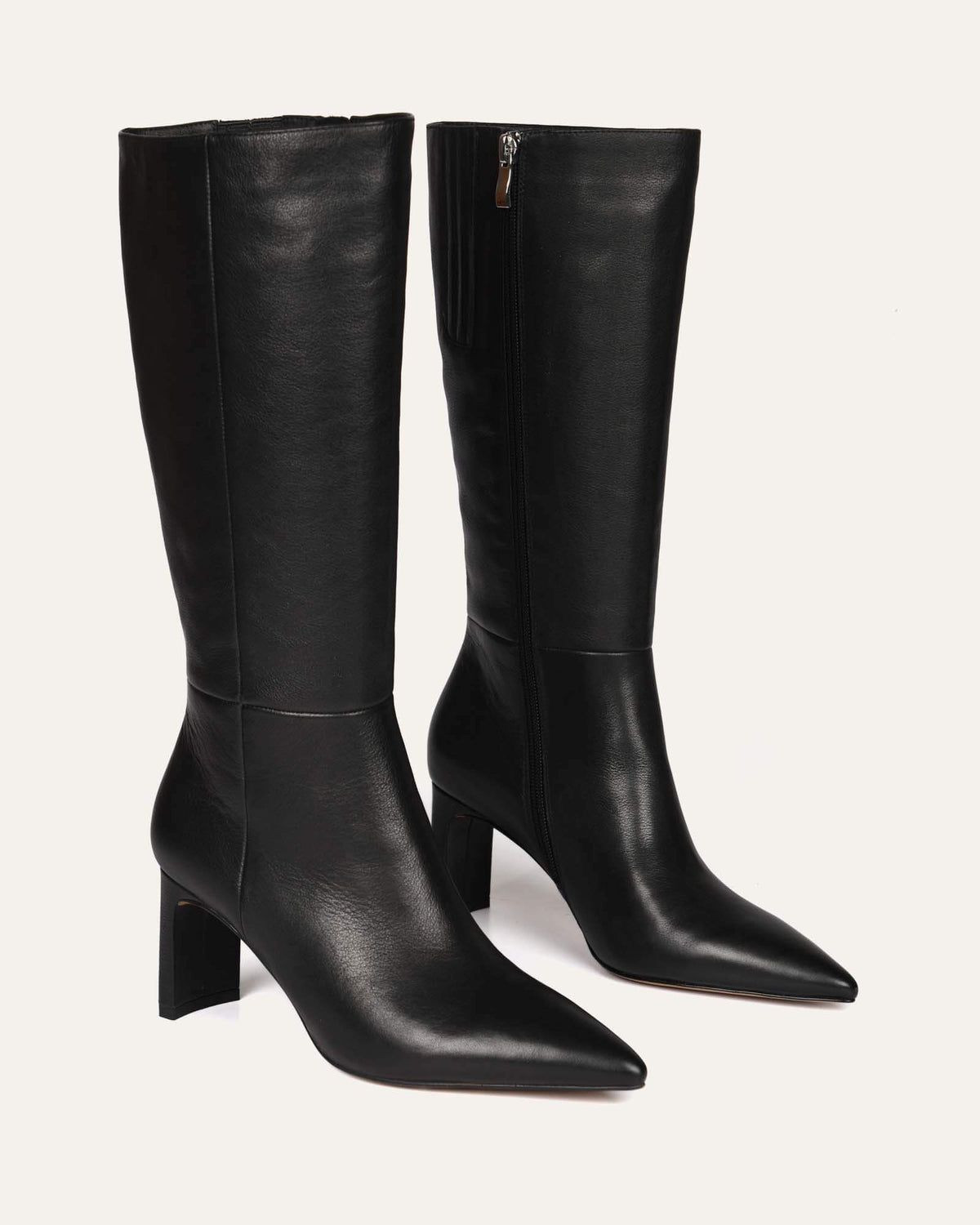 PIXIE CALF BOOTS BLACK LEATHER