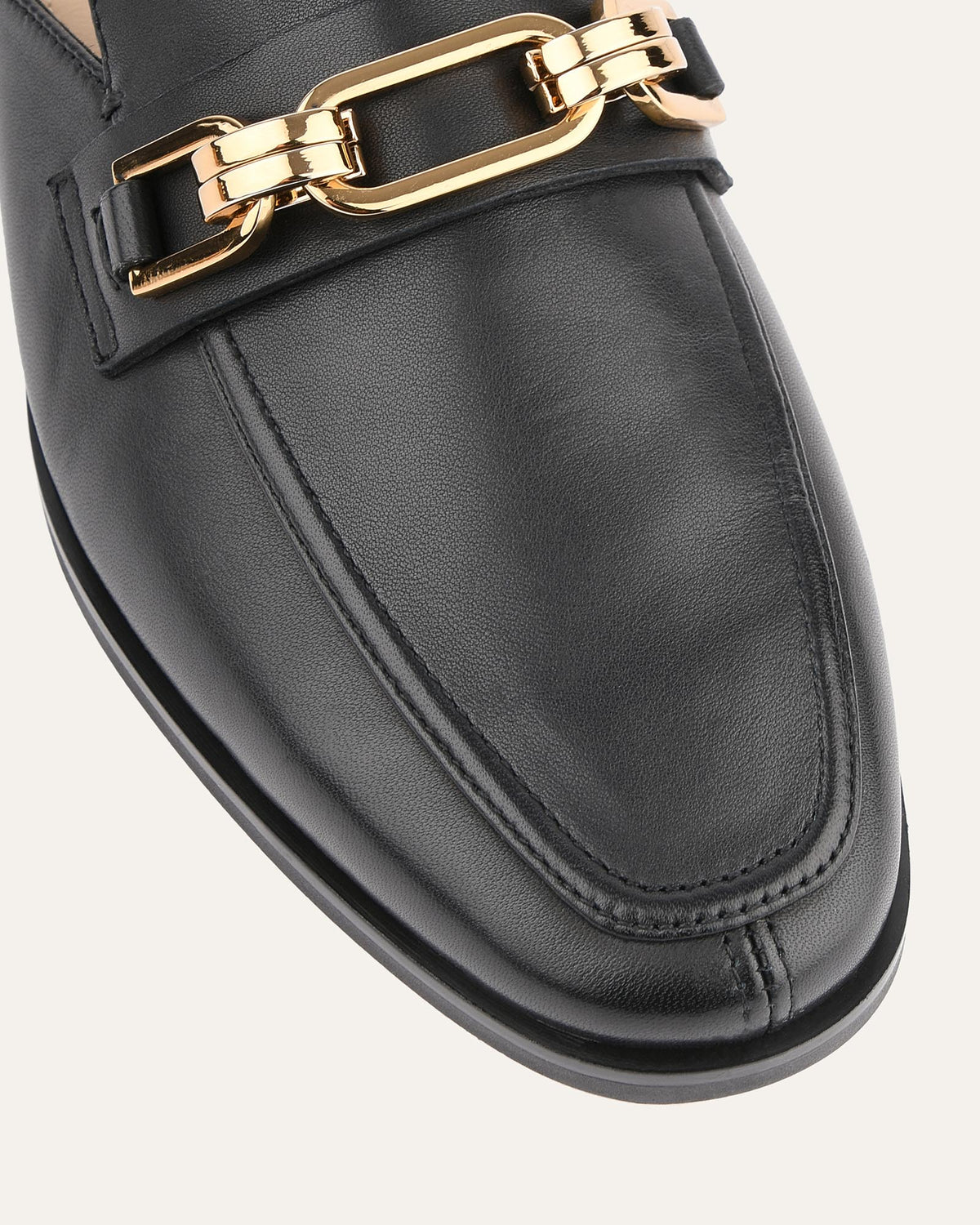 REIGN LOAFERS BLACK LEATHER