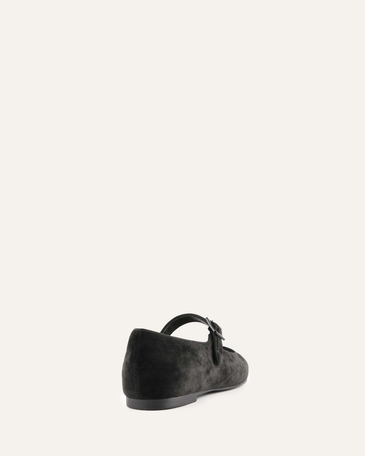 SERAFINA CASUAL FLATS BLACK VELVET