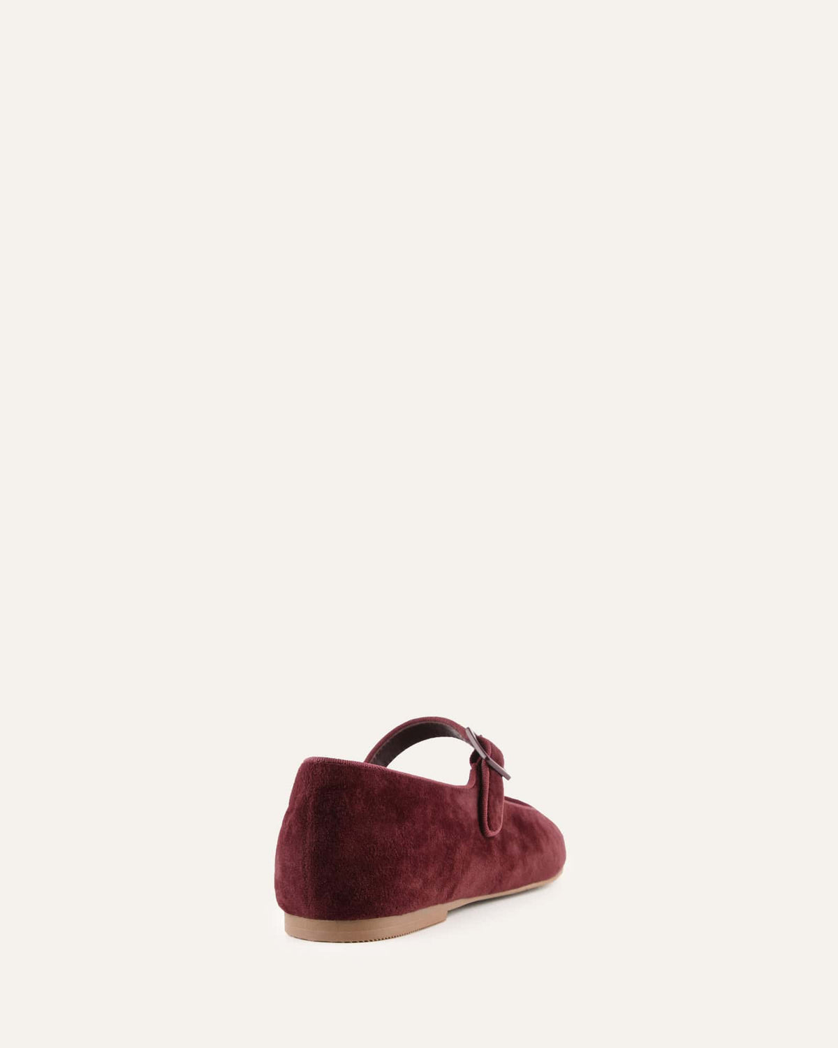 SERAFINA CASUAL FLATS MERLOT VELVET