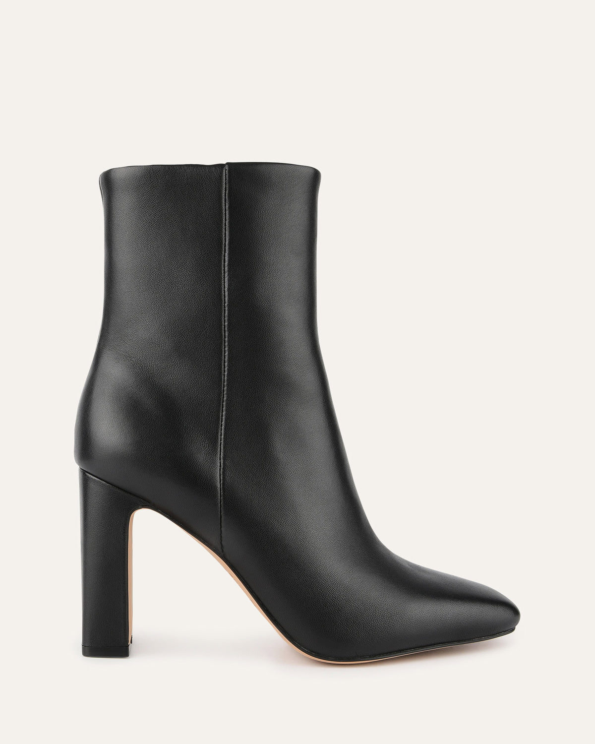 SUKI HIGH ANKLE BOOTS BLACK LEATHER