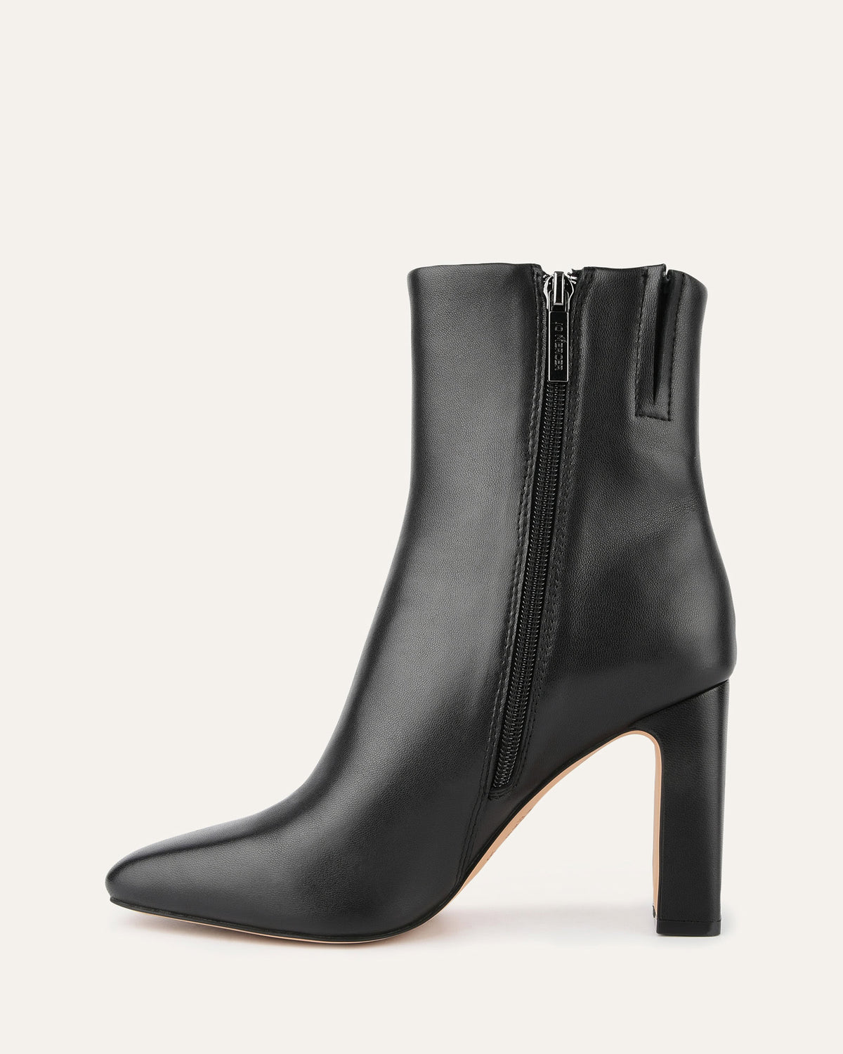 SUKI HIGH ANKLE BOOTS BLACK LEATHER