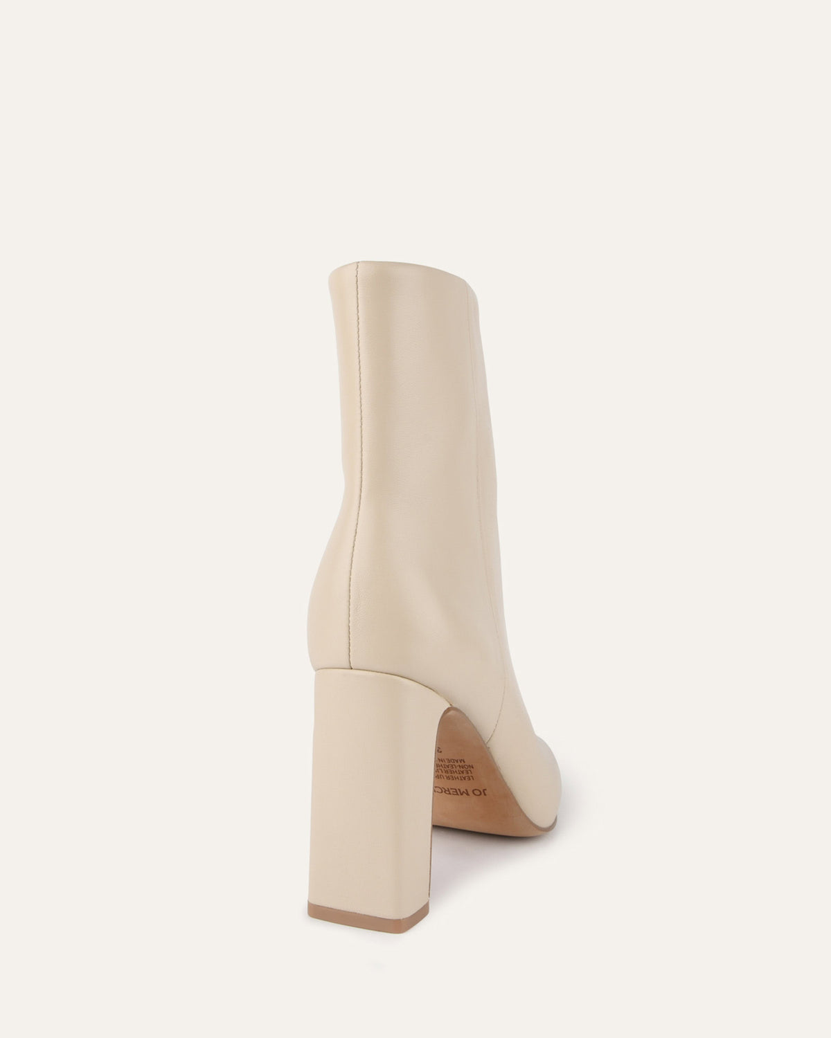 SUKI HIGH ANKLE BOOTS SAND LEATHER