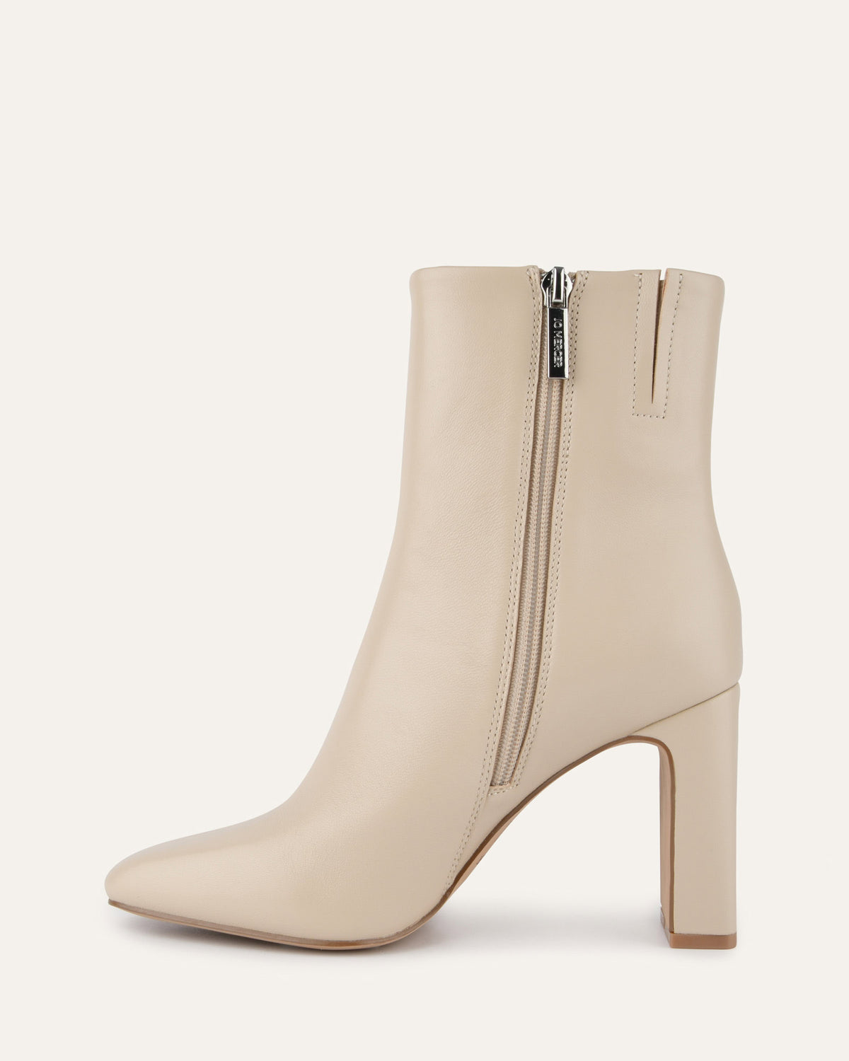 SUKI HIGH ANKLE BOOTS SAND LEATHER