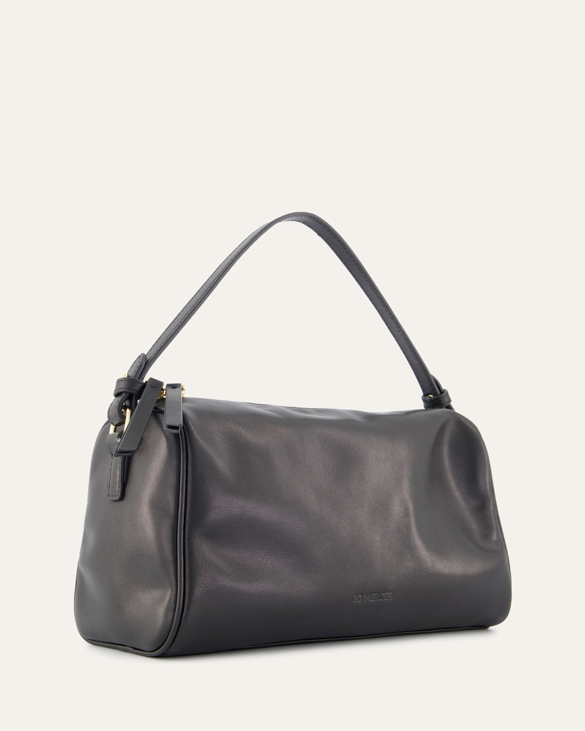 SYLVIE CROSSBODY BAG BLACK LEATHER