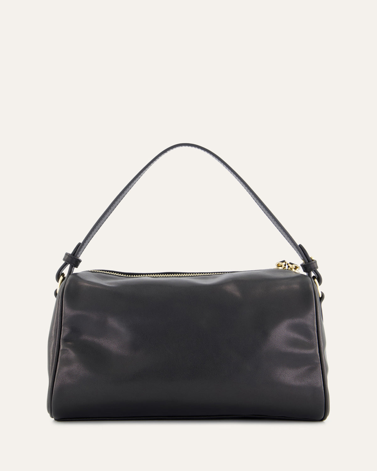 SYLVIE CROSSBODY BAG BLACK LEATHER