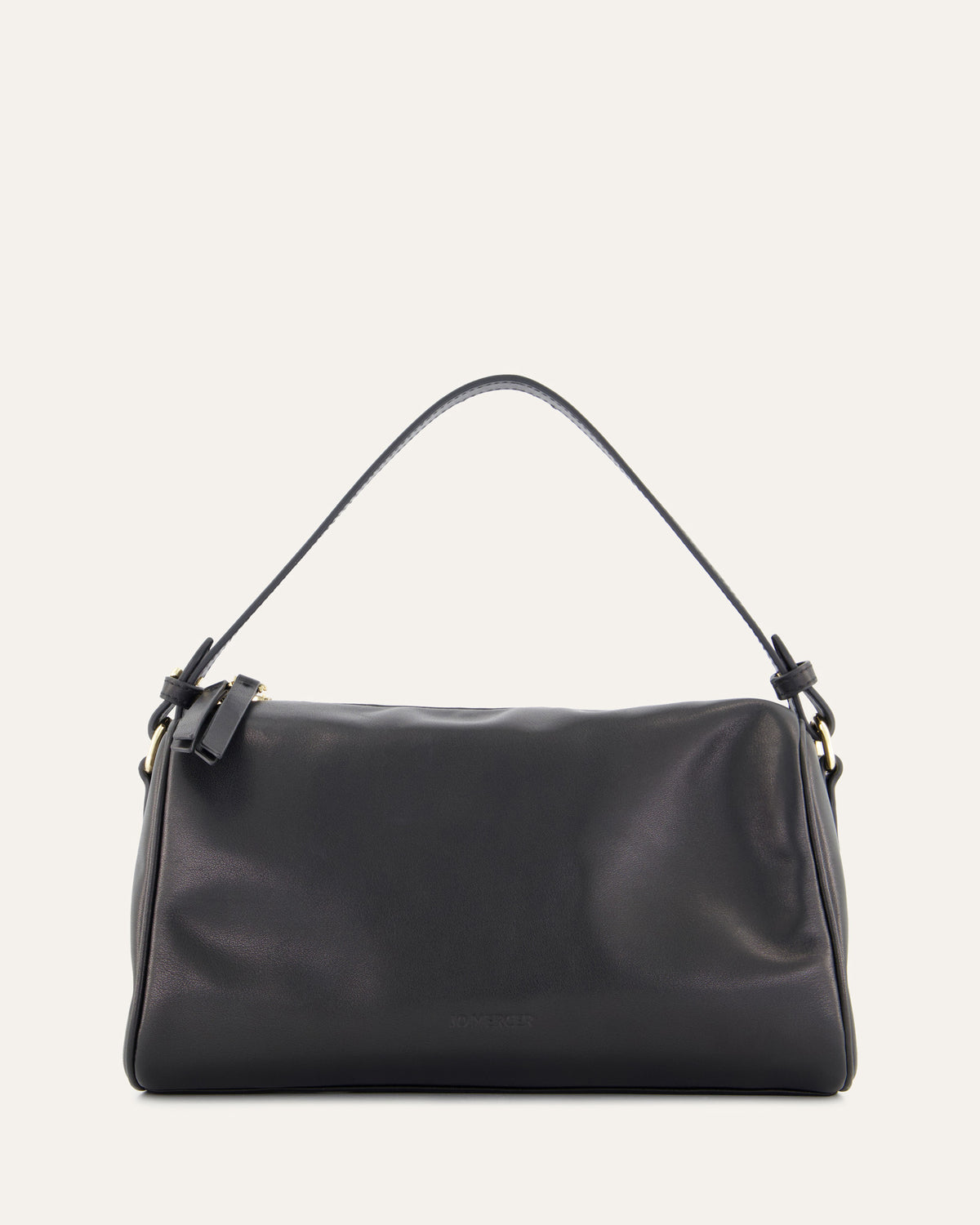 SYLVIE CROSSBODY BAG BLACK LEATHER