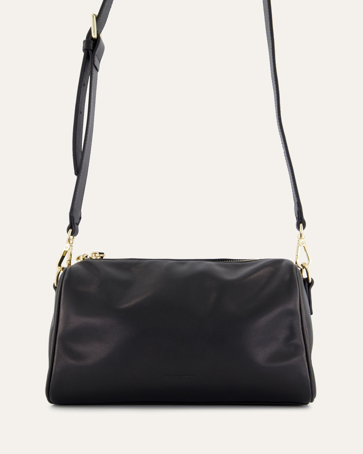 SYLVIE CROSSBODY BAG BLACK LEATHER