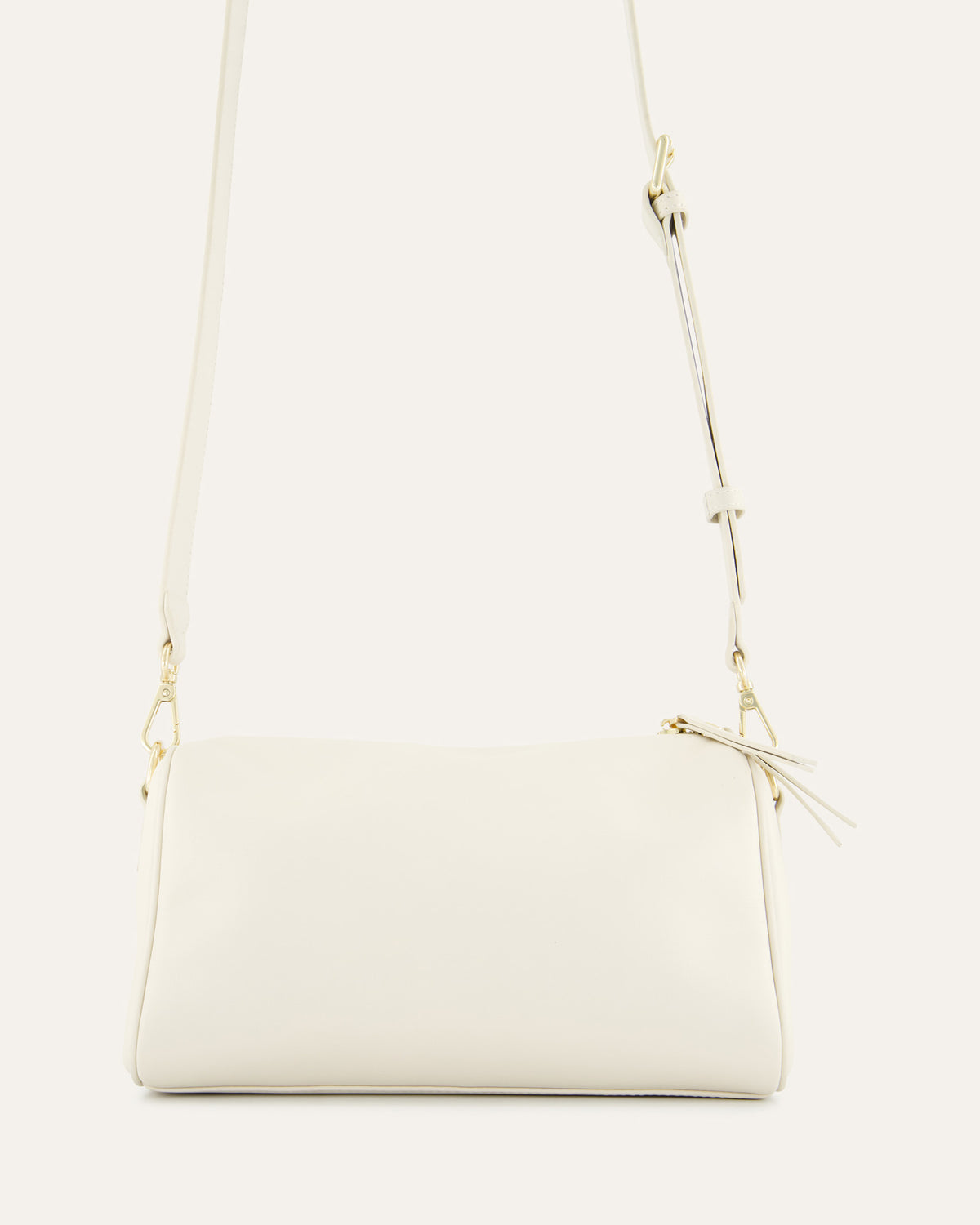 SYLVIE CROSSBODY BAG OFF WHITE LEATHER