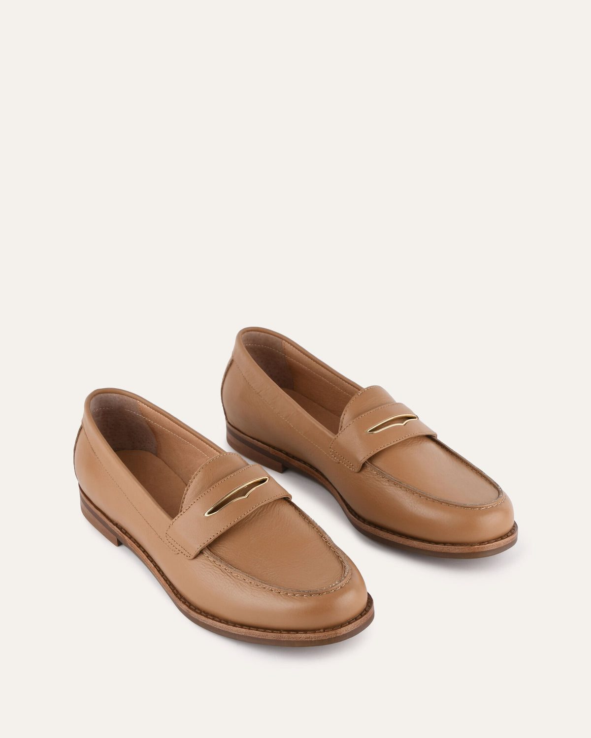 TAVI LOAFERS TAN LEATHER