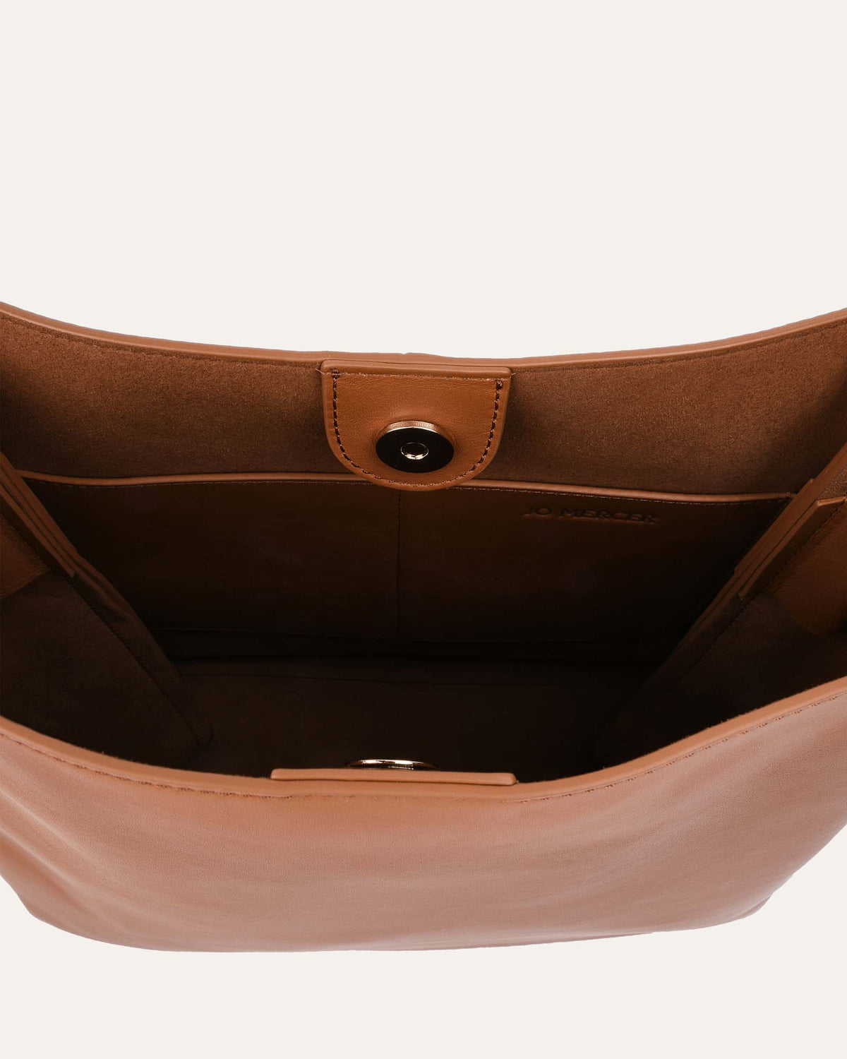 THEODORE SHOULDER BAG TAN LEATHER