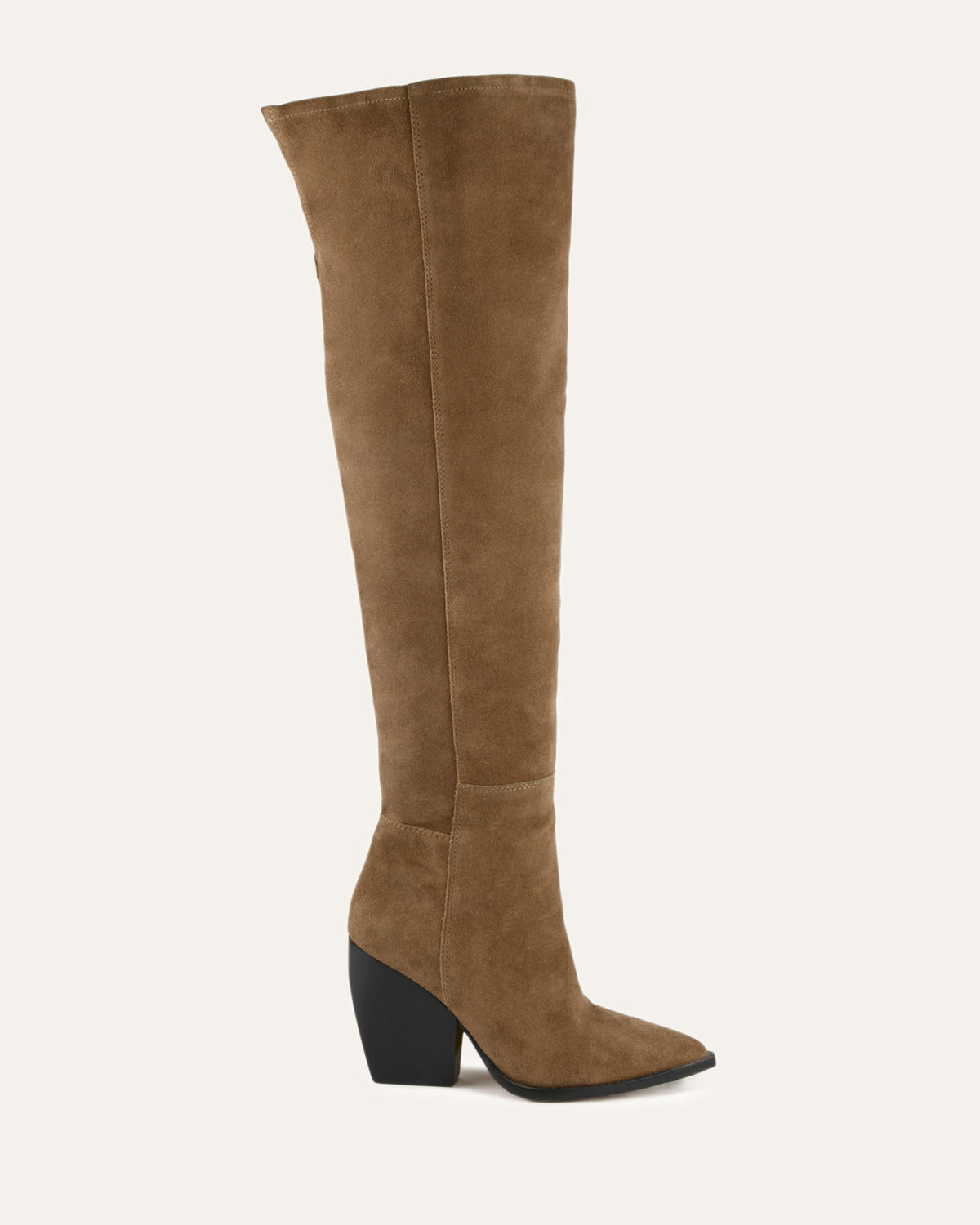 UMA OVER THE KNEE BOOTS BARK SUEDE