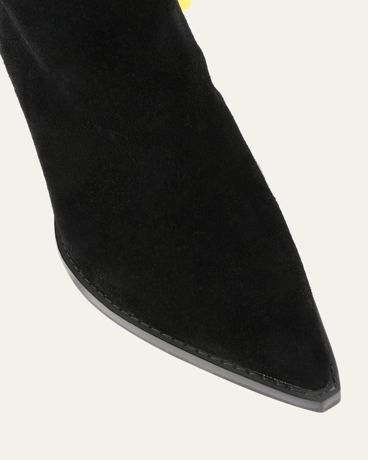 UMA OVER THE KNEE BOOTS BLACK SUEDE