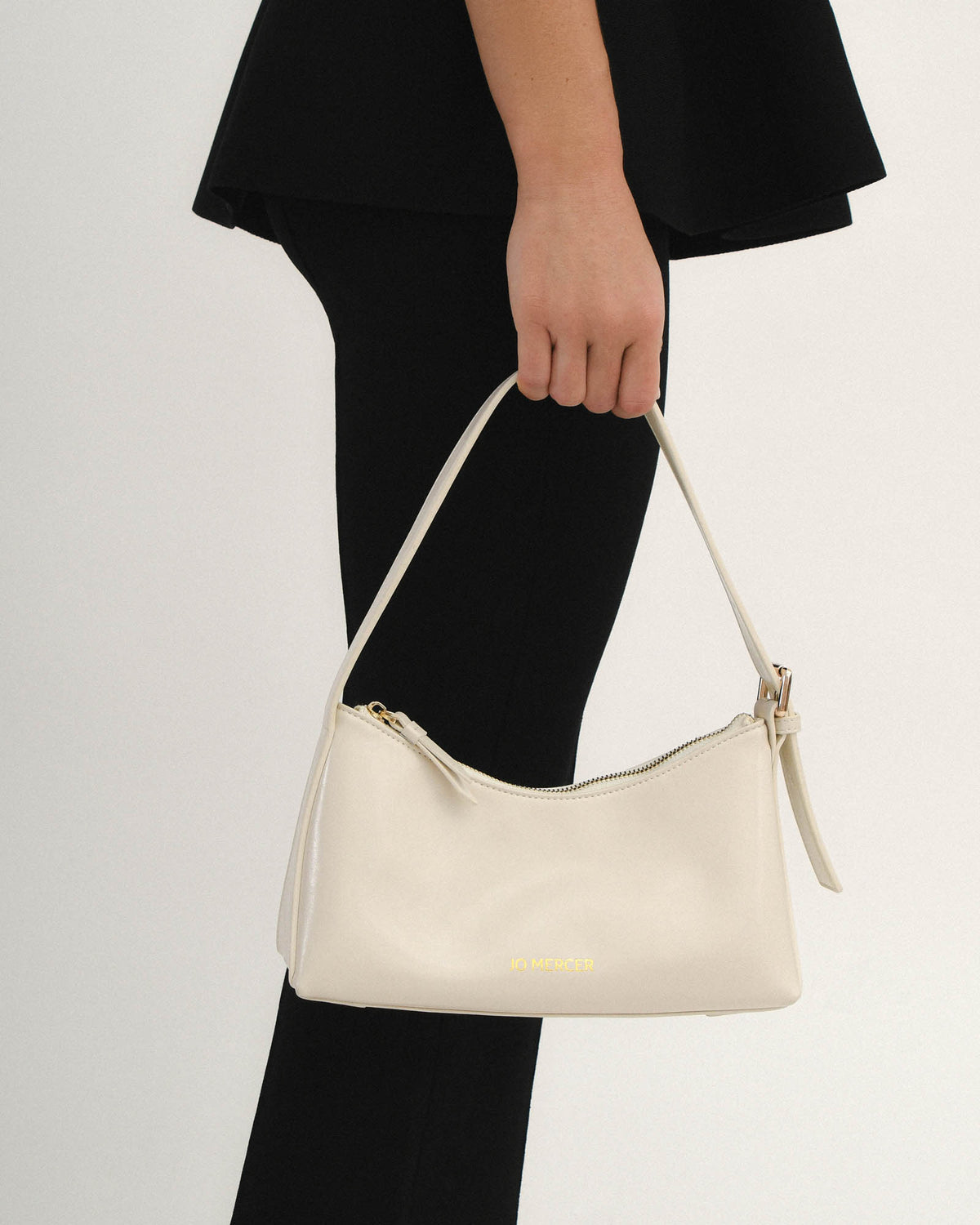 ARLO SHOULDER BAG OFF WHITE LEATHER