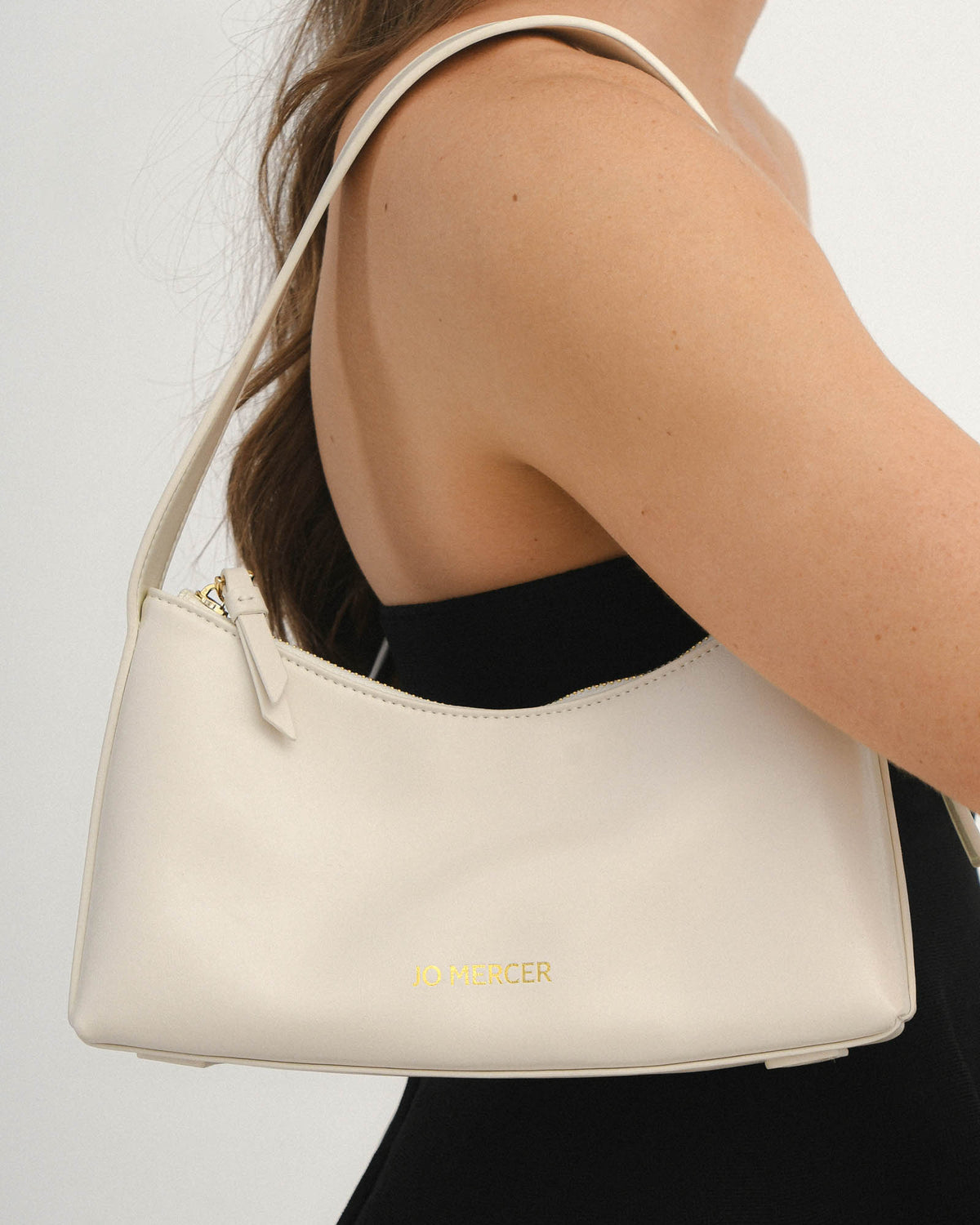 ARLO SHOULDER BAG OFF WHITE LEATHER