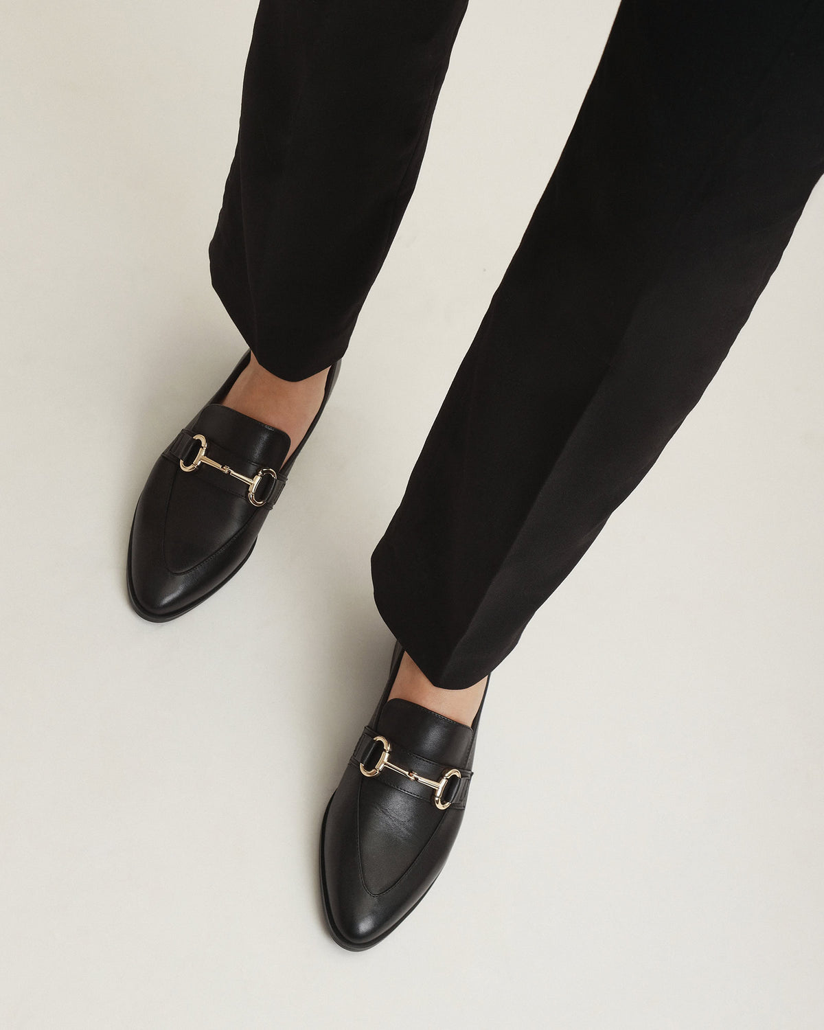 CECILIA LOAFERS BLACK LEATHER