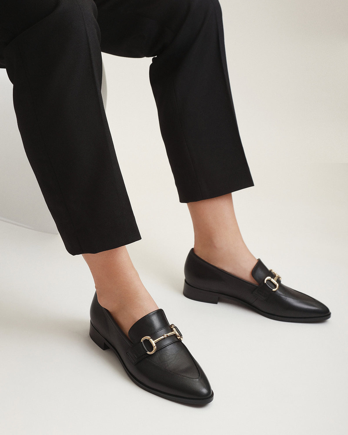 CECILIA LOAFERS BLACK LEATHER