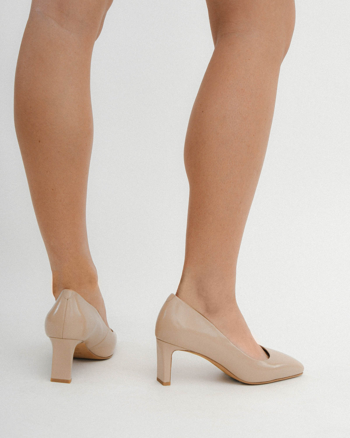 HOLLAND HIGH HEELS BLUSH LEATHER