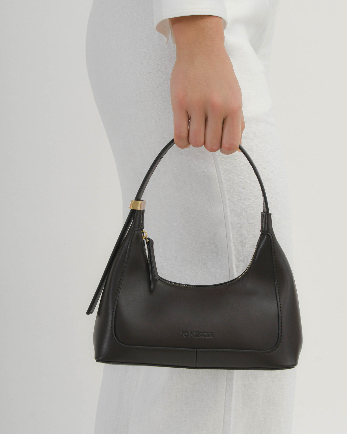 ISABEL SHOULDER BAG ESPRESSO LEATHER