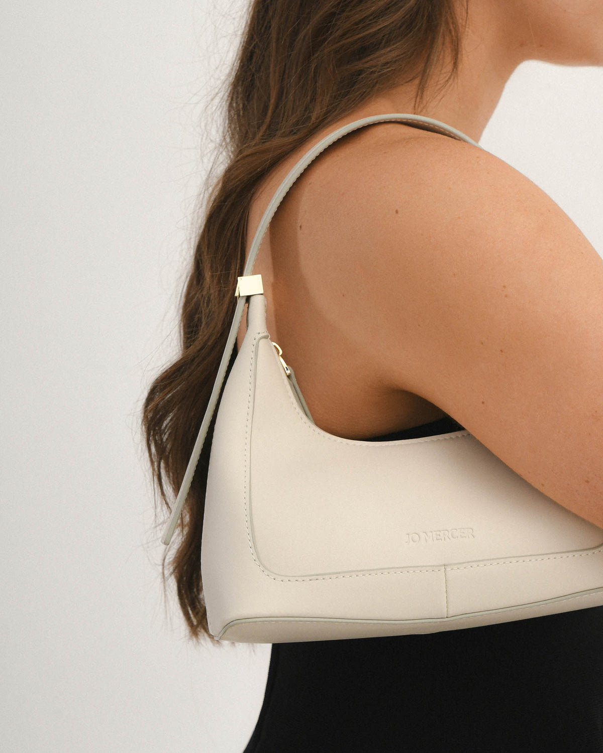 ISABEL SHOULDER BAG OFF WHITE LEATHER