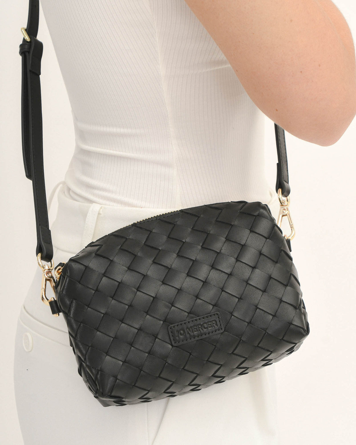 MANUEL CROSSBODY BAG BLACK LEATHER