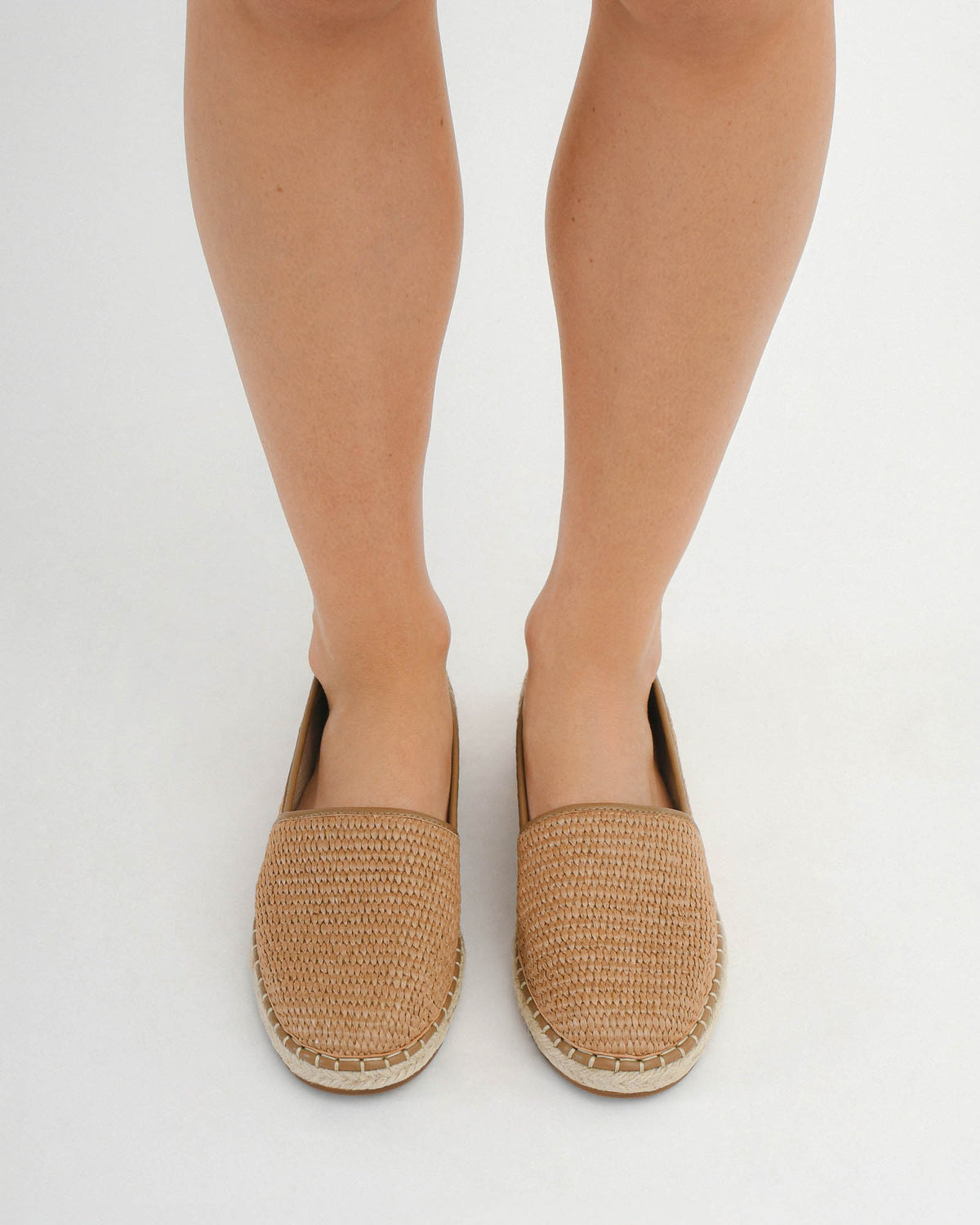 OAKLEY LOAFERS TAN RAFFIA