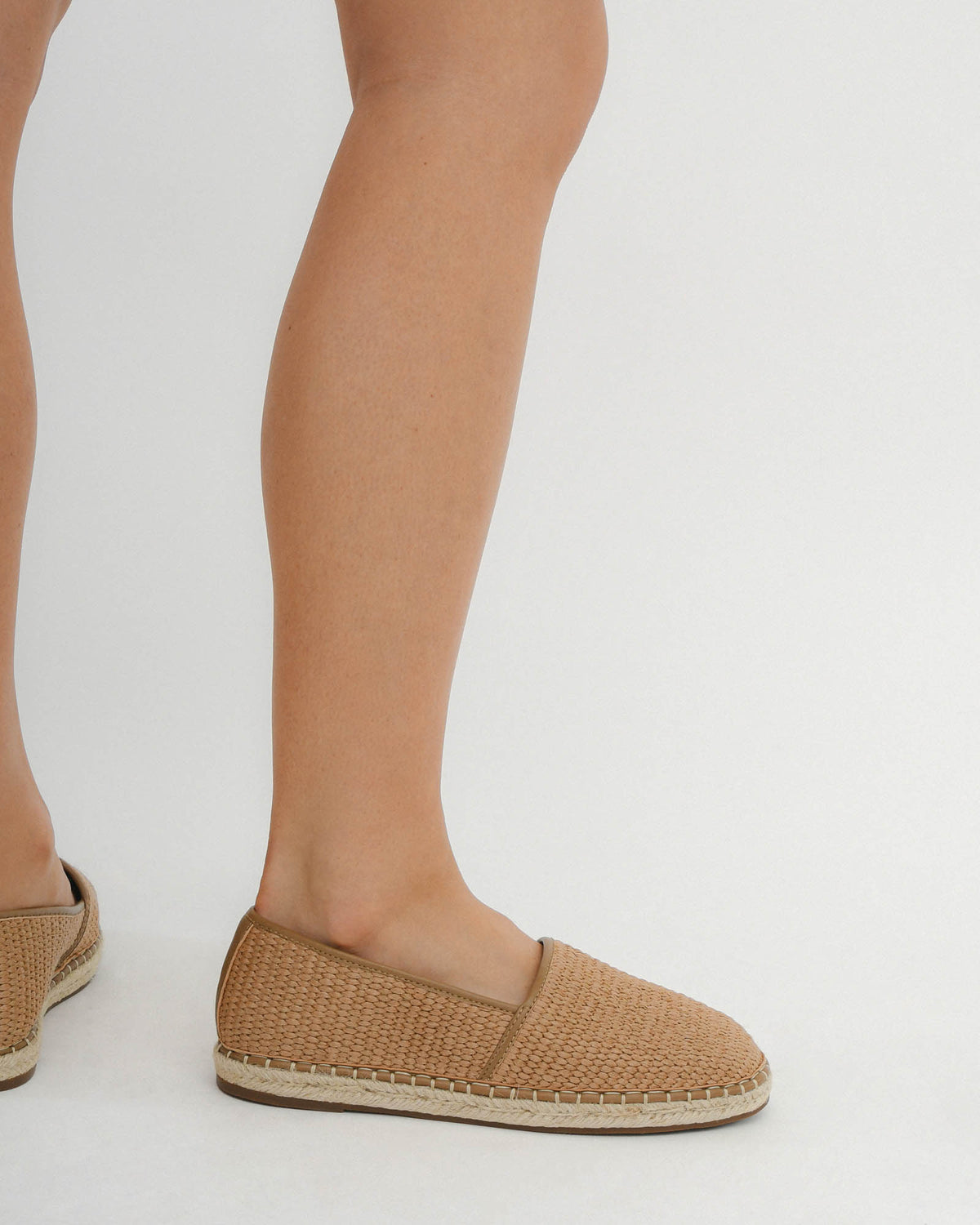 OAKLEY LOAFERS TAN RAFFIA