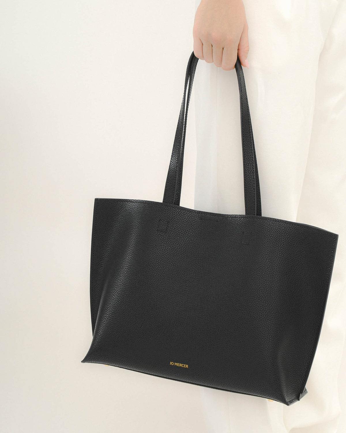 RAMONA TOTE BAG BLACK LEATHER