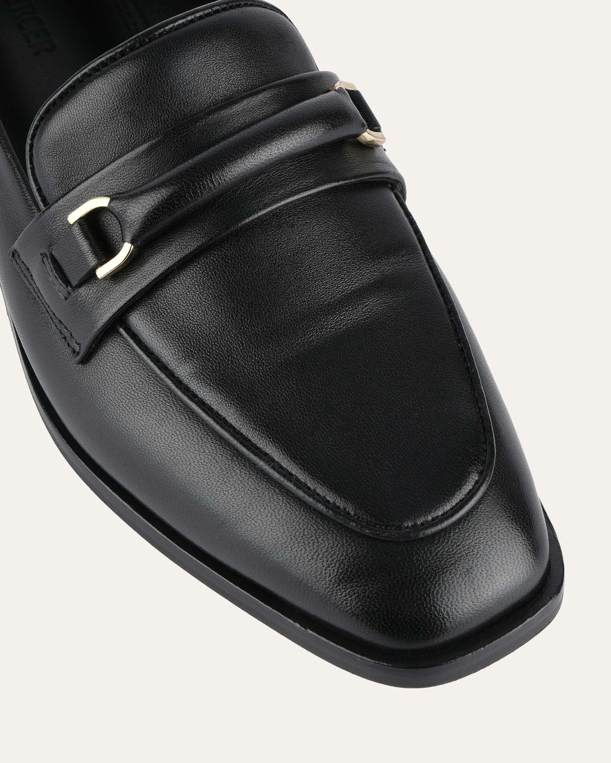 ATHENA LOAFERS BLACK LEATHER