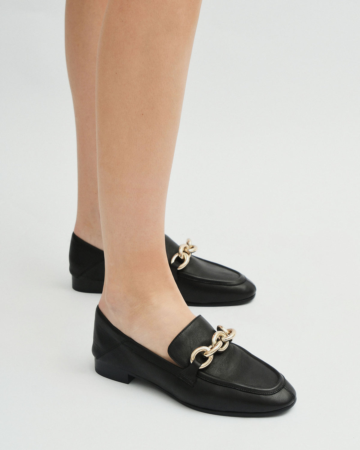 DULANEY LOAFERS BLACK LEATHER