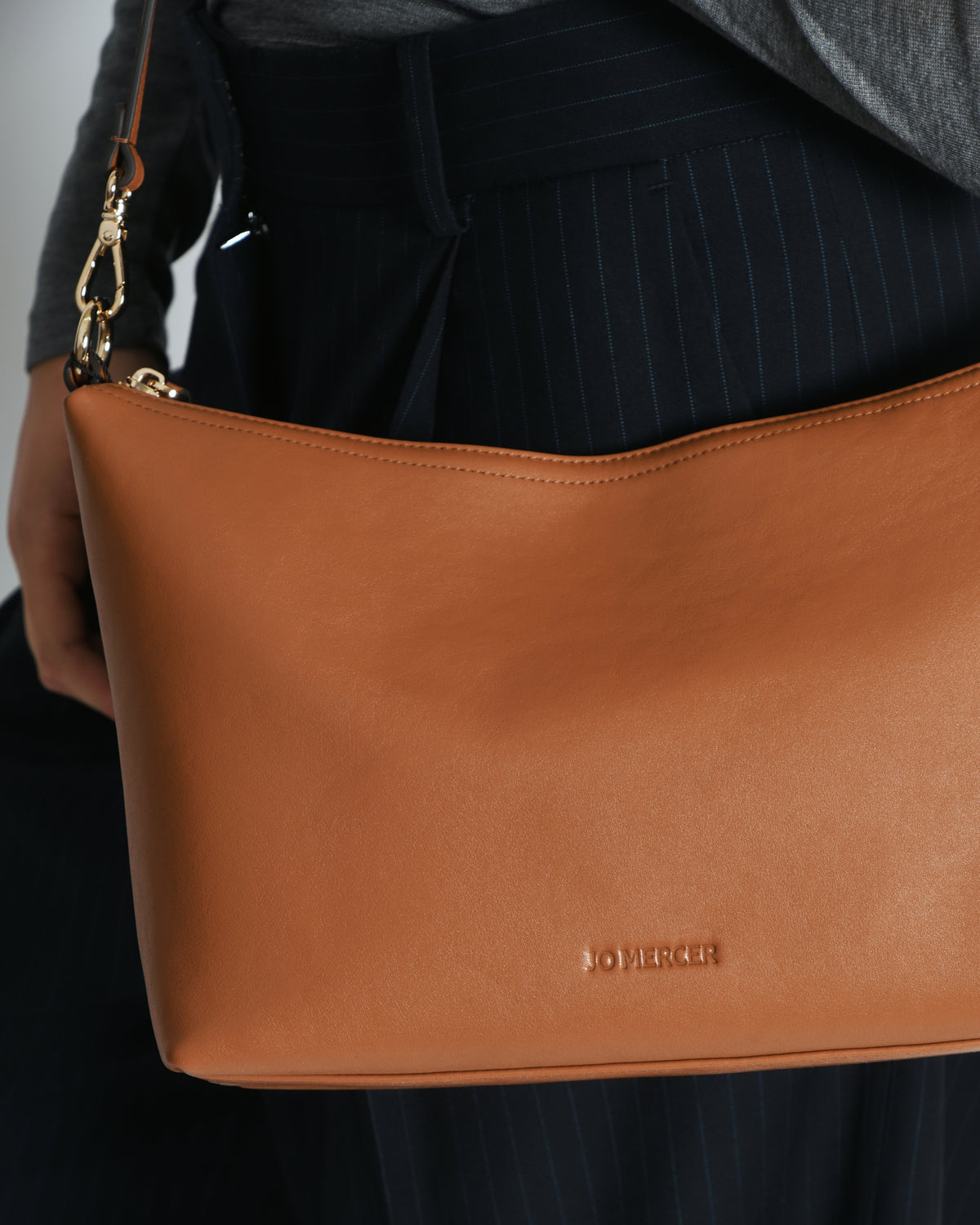 FLORENCE SHOULDER BAG TRUE TAN LEATHER