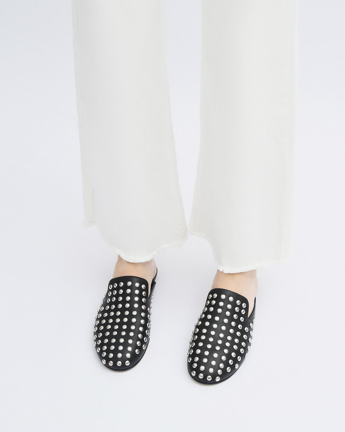 GRACIE CASUAL FLATS BLACK LEATHER