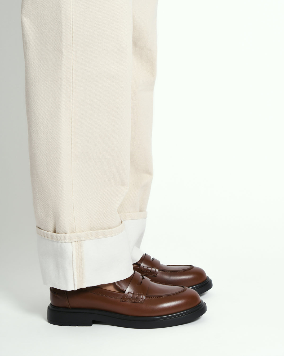 JARVIS LOAFERS CHESTNUT LEATHER
