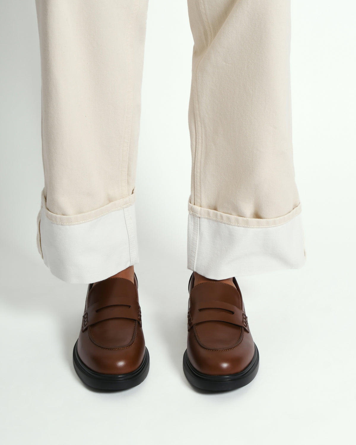 JARVIS LOAFERS CHESTNUT LEATHER