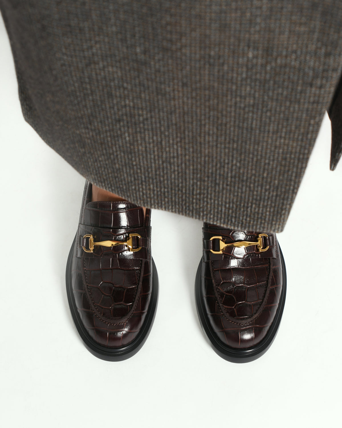 JULIO LOAFERS CHOCOLATE CROC