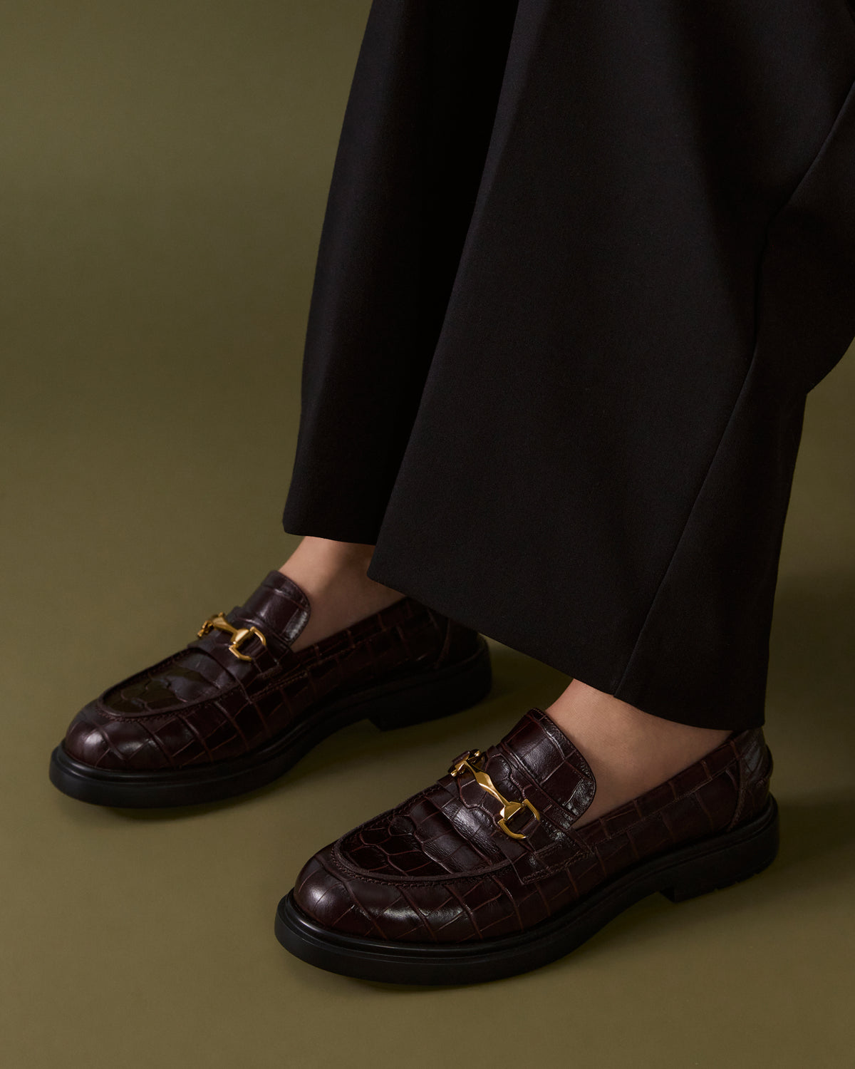 JULIO LOAFERS CHOCOLATE CROC