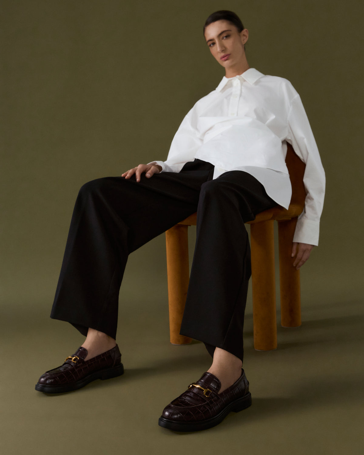 JULIO LOAFERS CHOCOLATE CROC