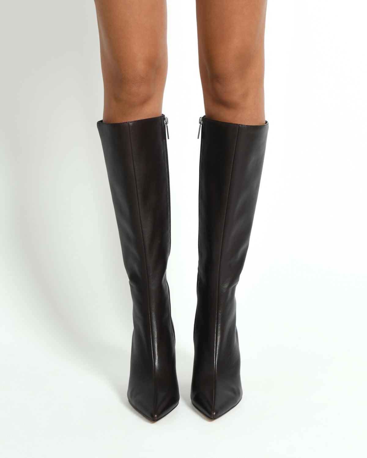 LOTUS KNEE BOOTS BITTER CHOC LEATHER