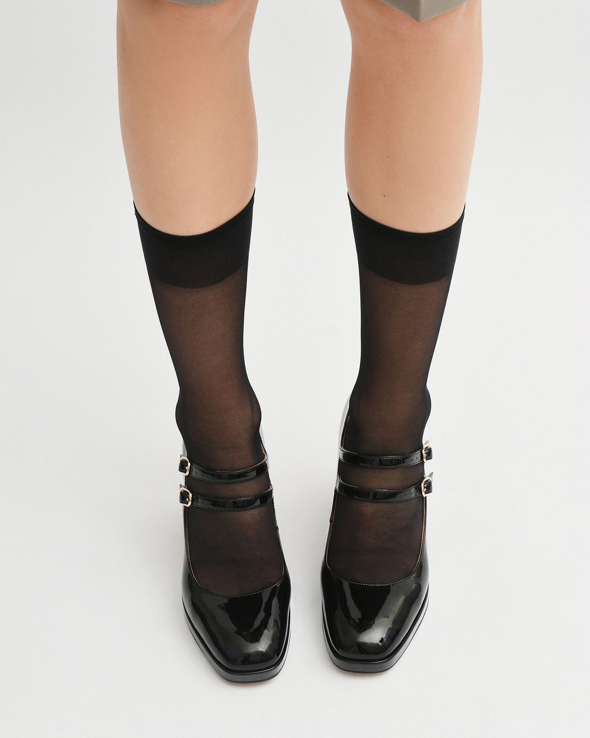 OLIVIA HIGH HEELS BLACK PATENT