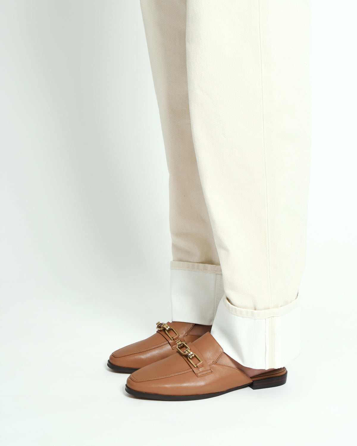 REIGN LOAFERS TRUE TAN LEATHER