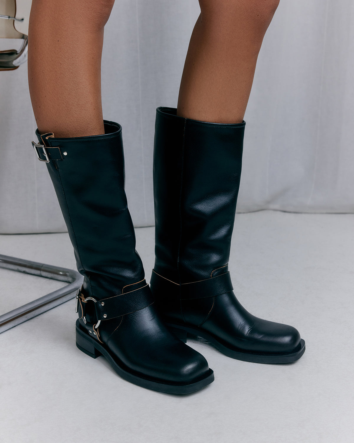 ROCCO CALF BOOTS BLACK LEATHER