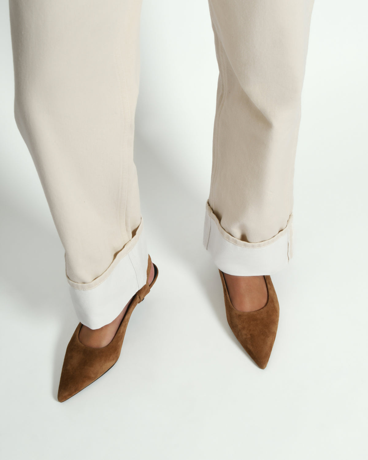 ROSA LOW HEELS BISCUIT SUEDE
